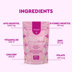 Close up of Vitatu supplement nutrition label and ingredients
