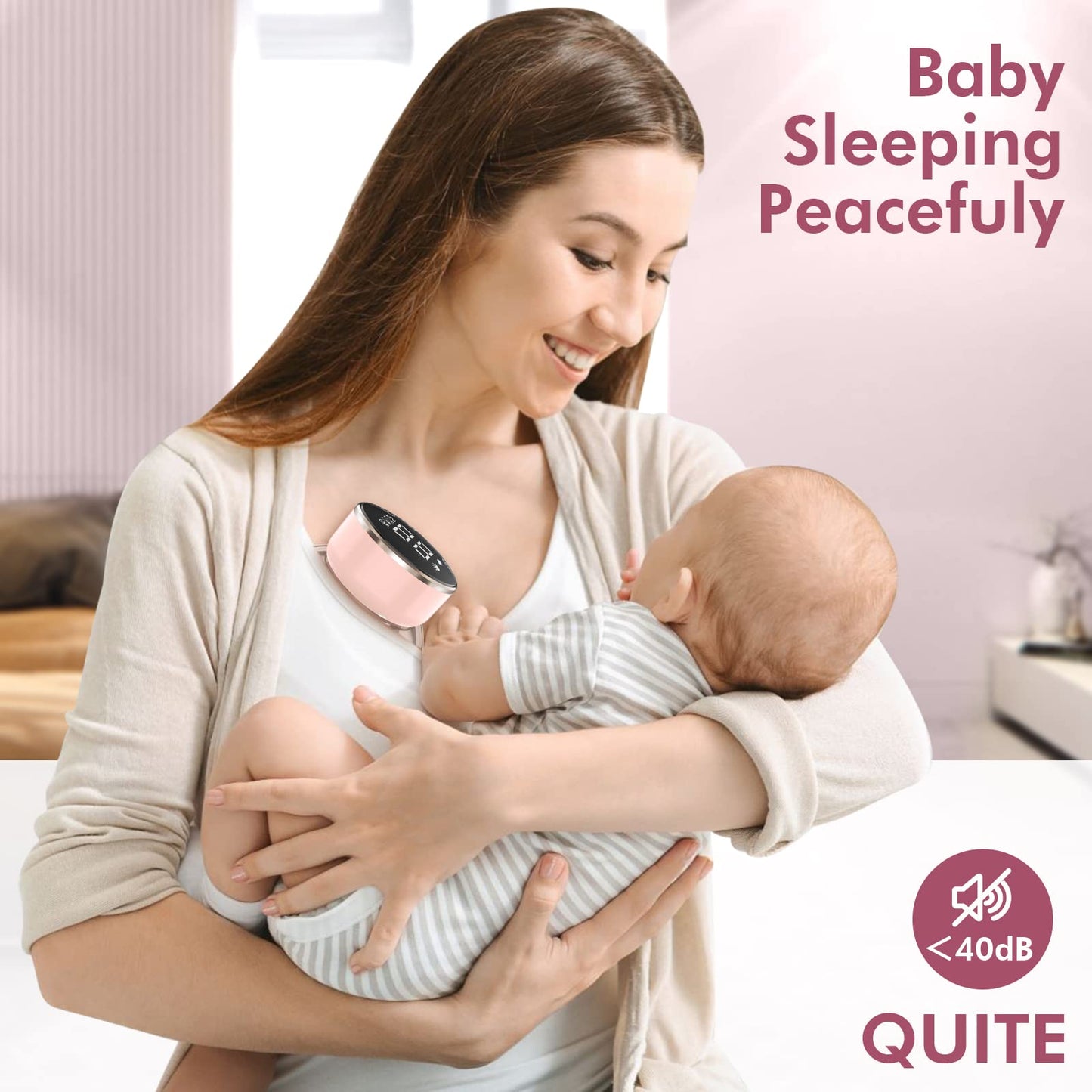 Soft silicone flange detail of NaNaLazy breast pump