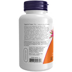 Close up of Now Foods Inositol 100 capsules label details