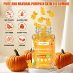 Healoading pumpkin seed oil gummies lifestyle wellness background
