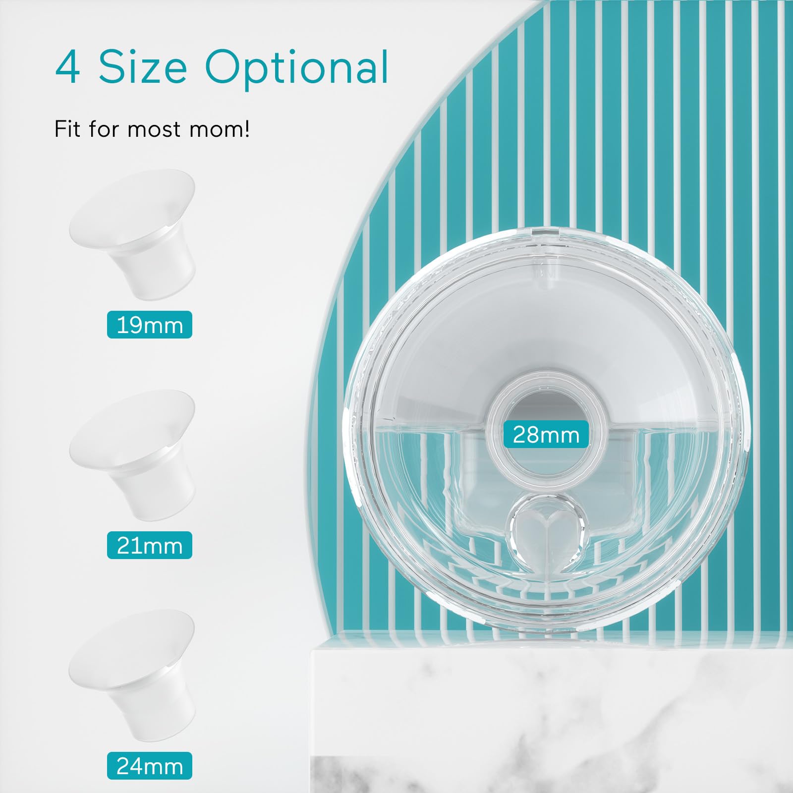 User demonstrating Paruu P10 hands-free breast pump functionality