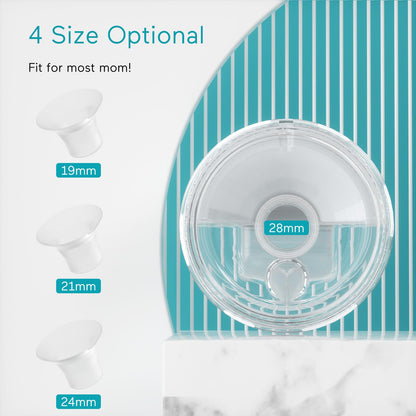 User demonstrating Paruu P10 hands-free breast pump functionality