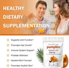 Complete Sjjaw pumpkin seed oil and saw palmetto package layout