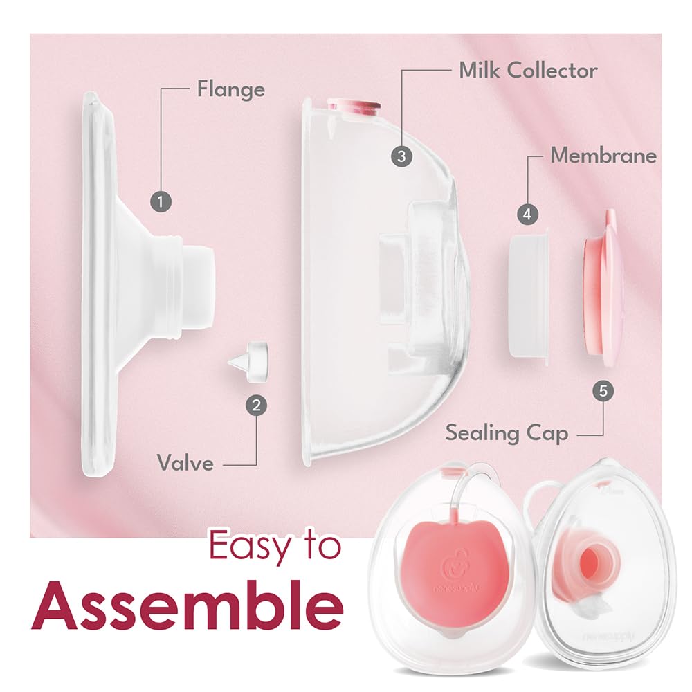 Nenesupply wearable cups with 19 millimeter and 21 millimeter inserts