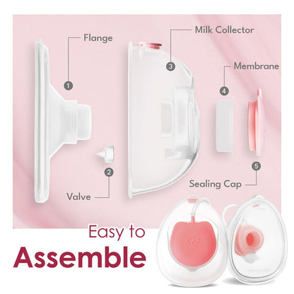 Nenesupply wearable cups with 19 millimeter and 21 millimeter inserts