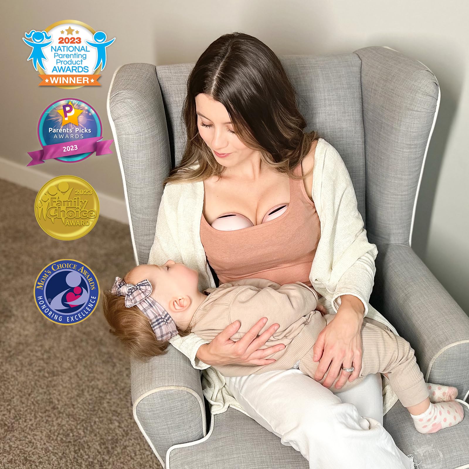 MomMed S21 wearable pump assembly view