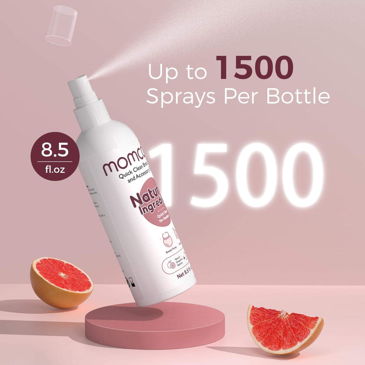 Momcozy portable cleaning spray for breast pump parts