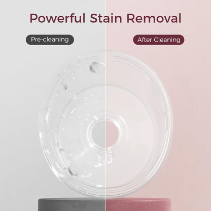 Using Momcozy cleaning spray on breast pump accessories