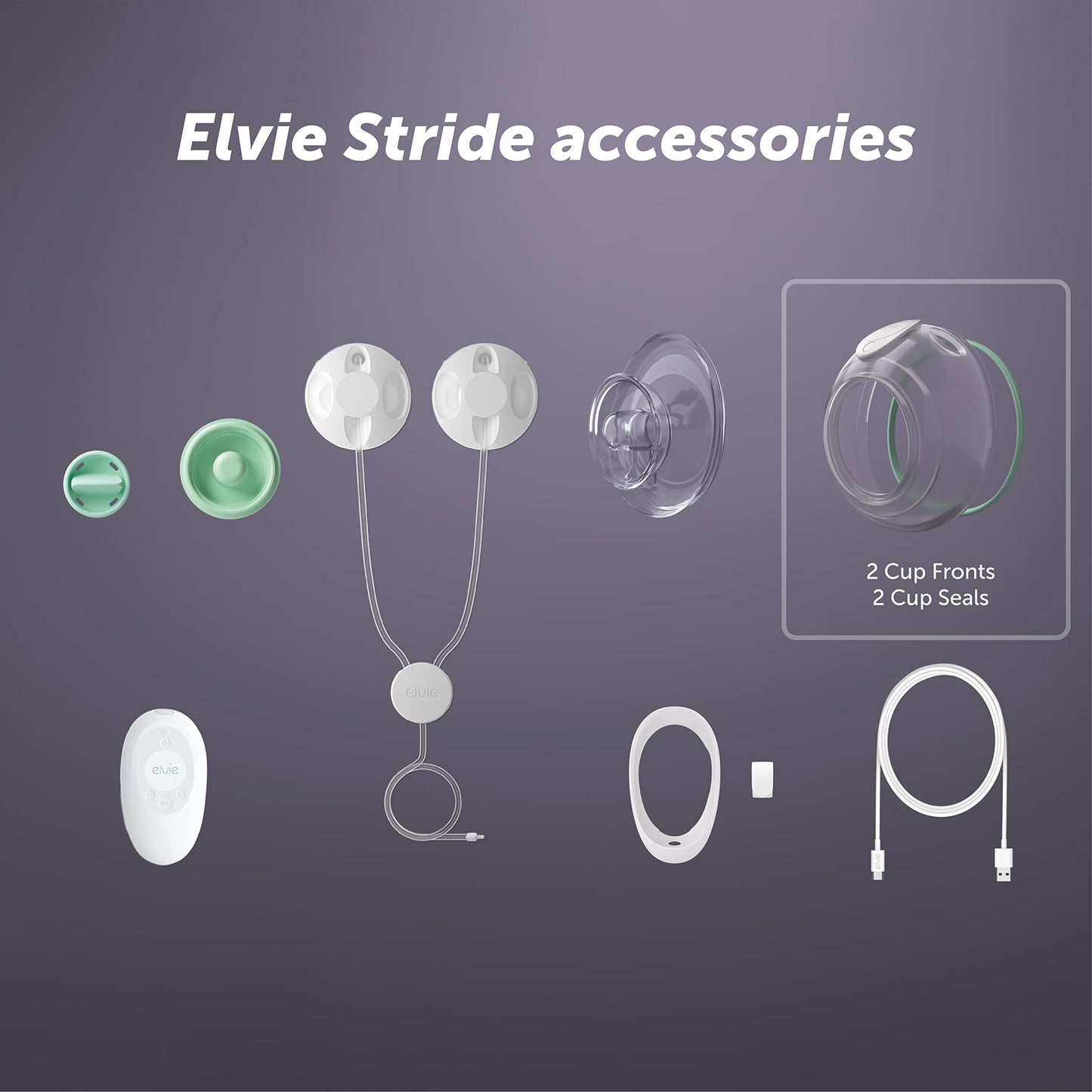 BPA free breast milk collection cups for Elvie Stride
