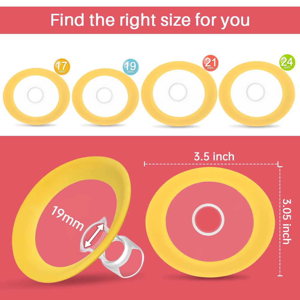 Oval flange shield showing 360 degree rotation feature