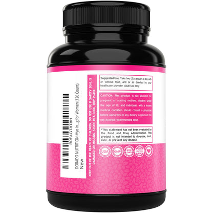 Dorado Nutrition hormonal balance support vegan gluten free 120 capsules pack