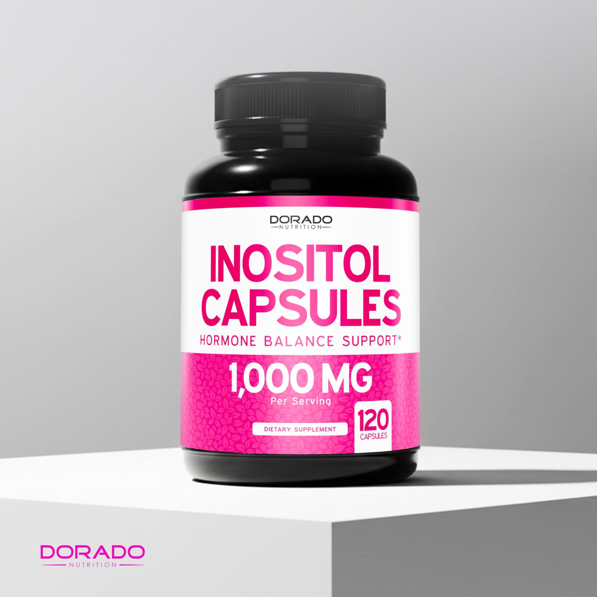 Dorado Nutrition Myo Inositol 1000 milligrams third party tested capsule bottle