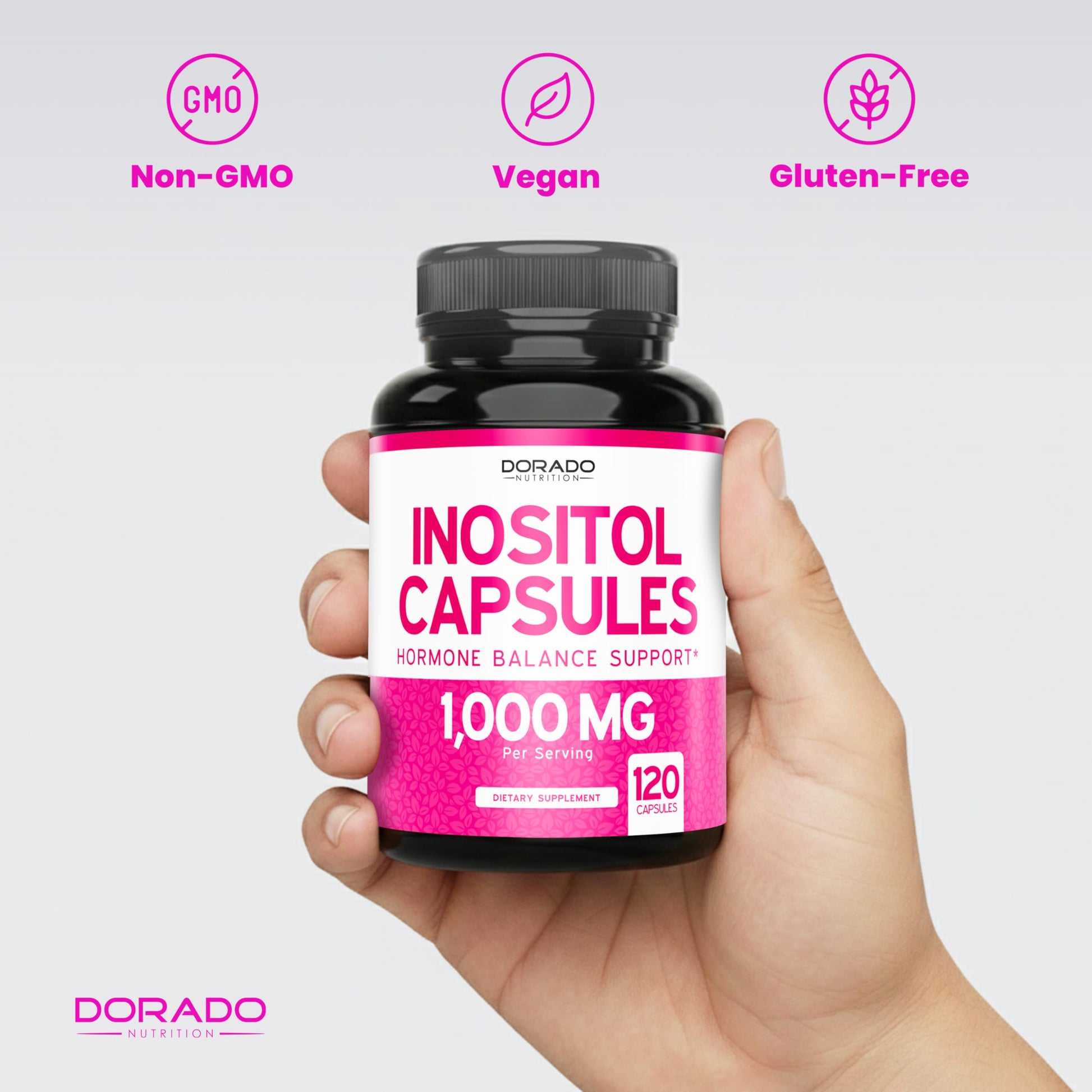 Dorado Nutrition 120 plant based capsules for clean hormone balance care