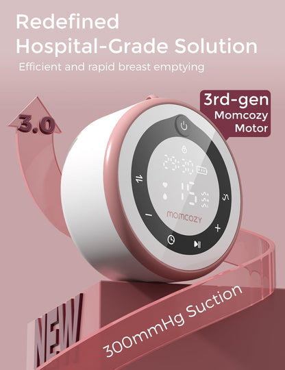 Momcozy V1 Pro wearable breast pump components and accessories