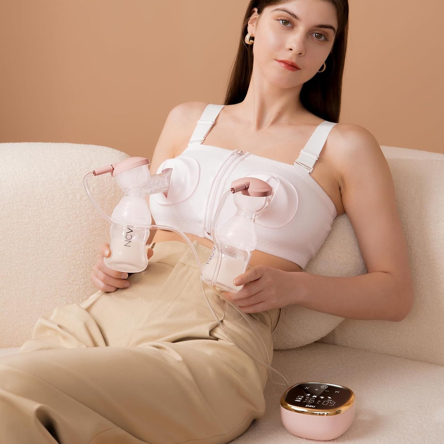 NCVI double electric pump with bottles and accessories