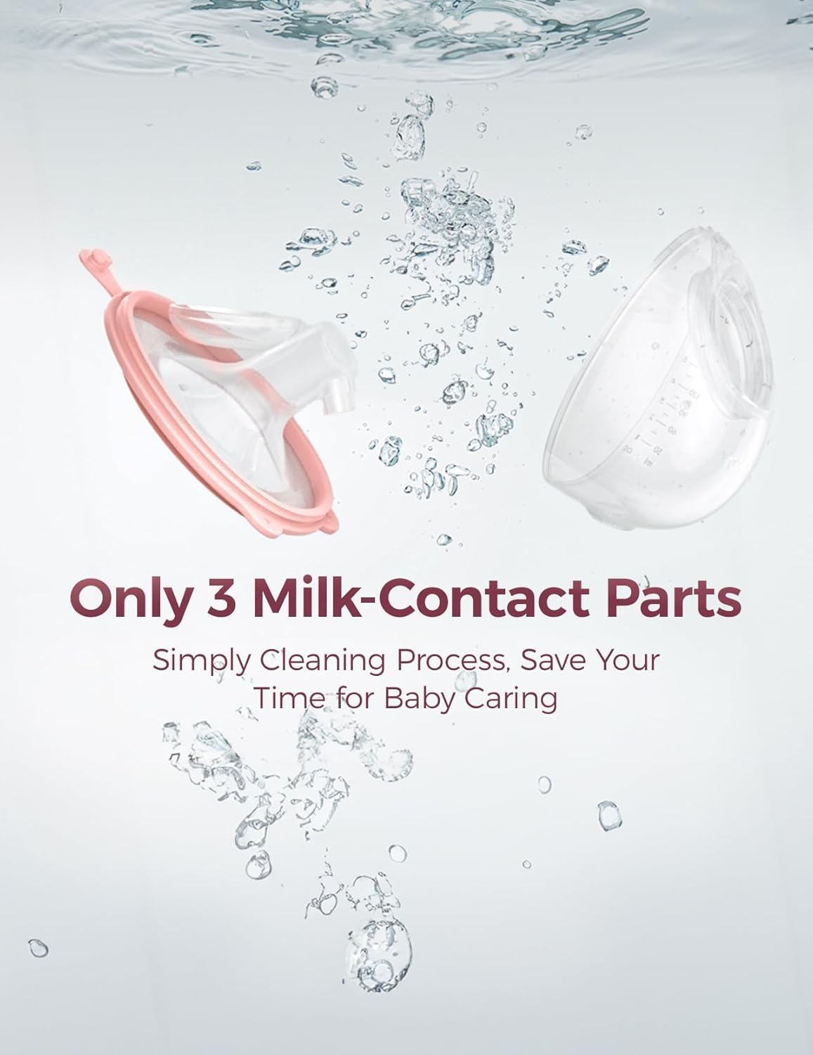 Included nipple measurement tool for Momcozy breast pump