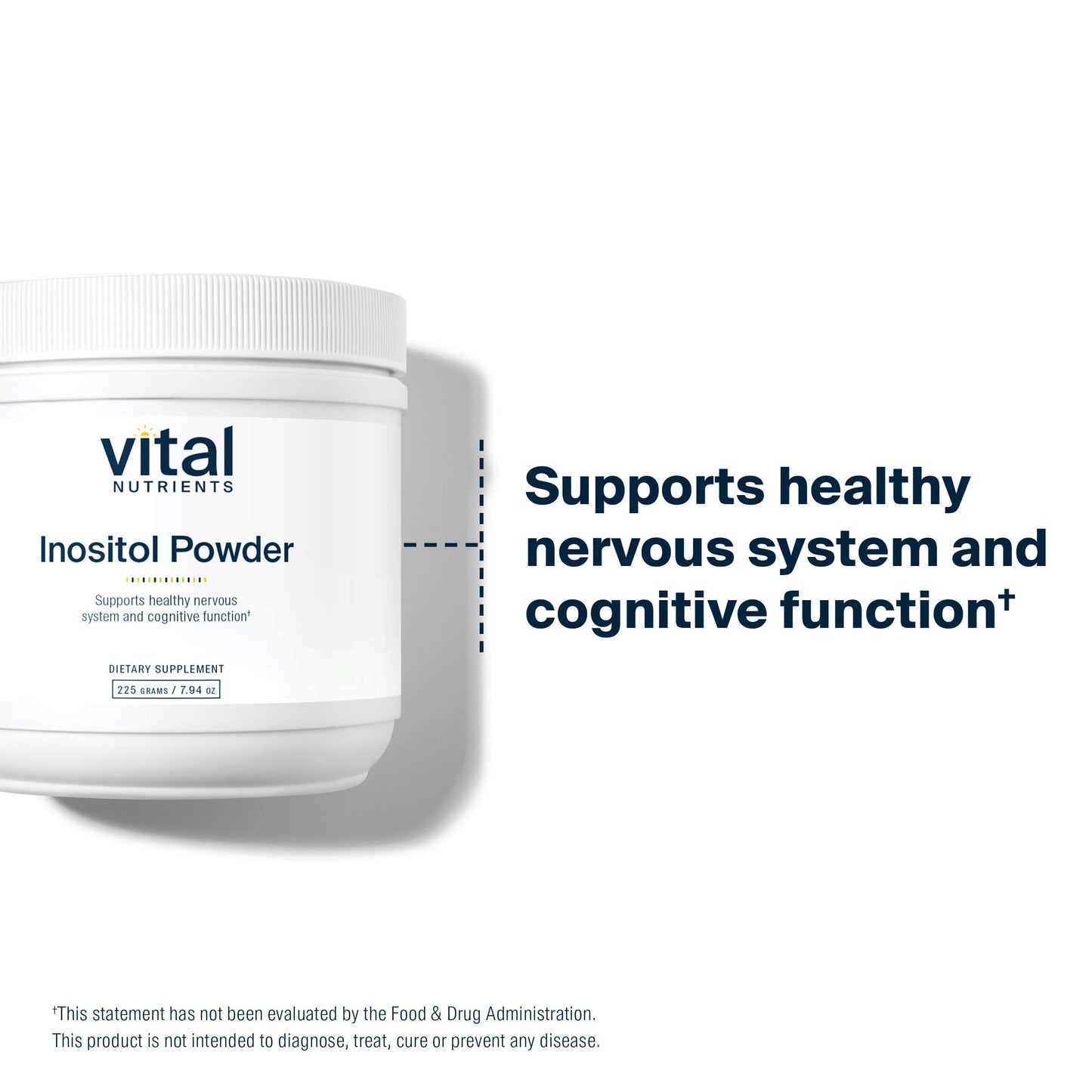 Vital Nutrients Inositol Powder bottle for hormonal support