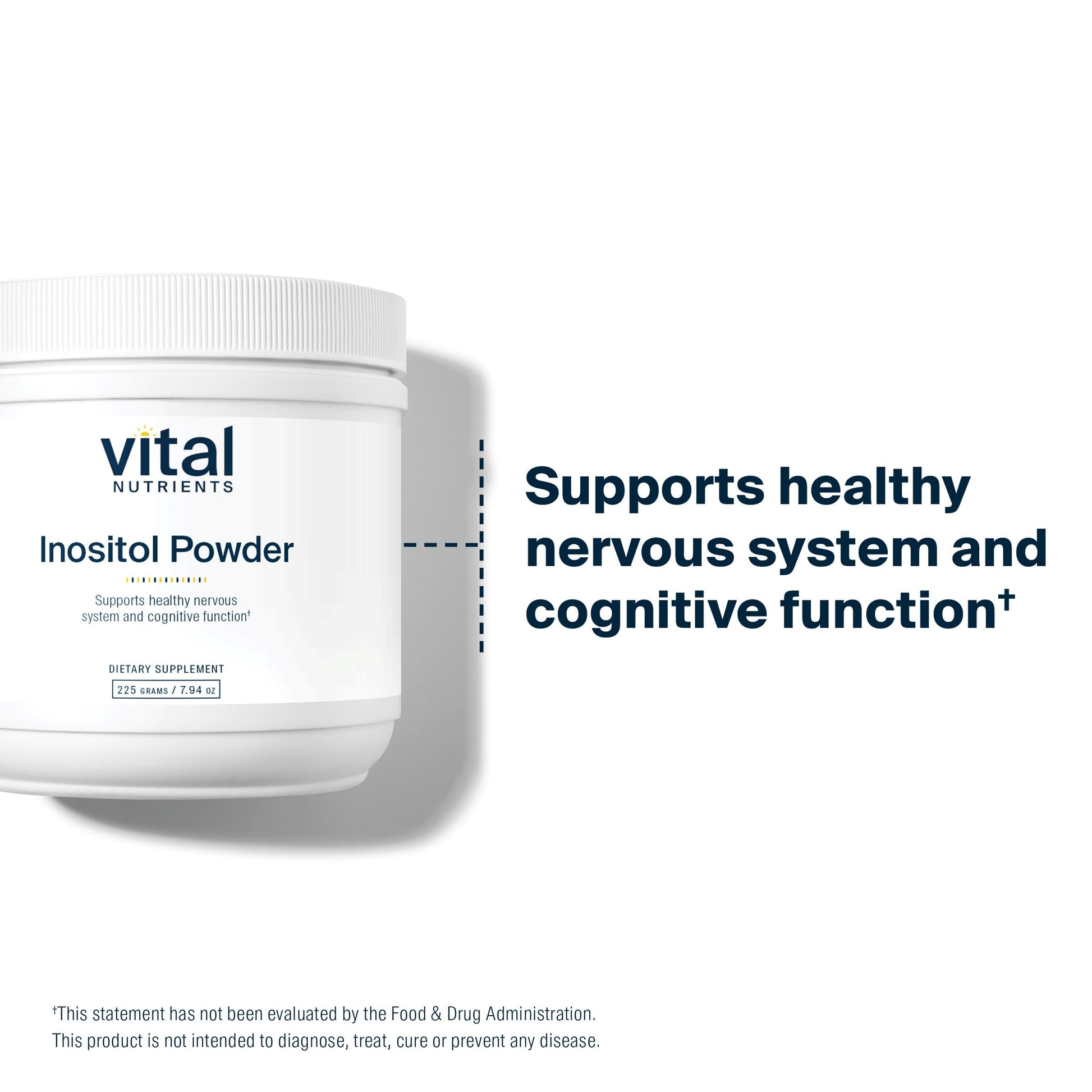 Vital Nutrients Inositol Powder bottle for hormonal support