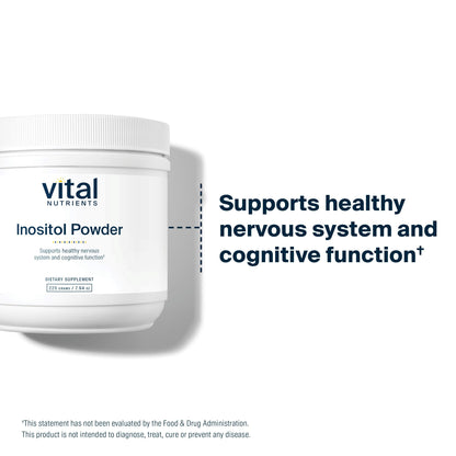 Vital Nutrients Inositol Powder bottle for hormonal support