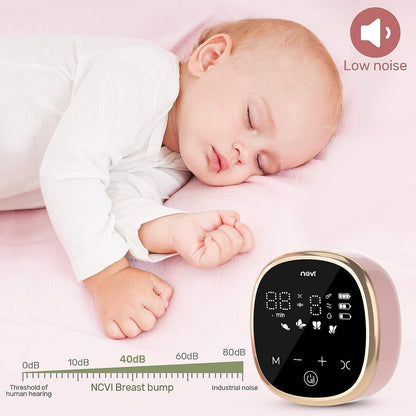 Nursing mother using NCVI electric breast pump