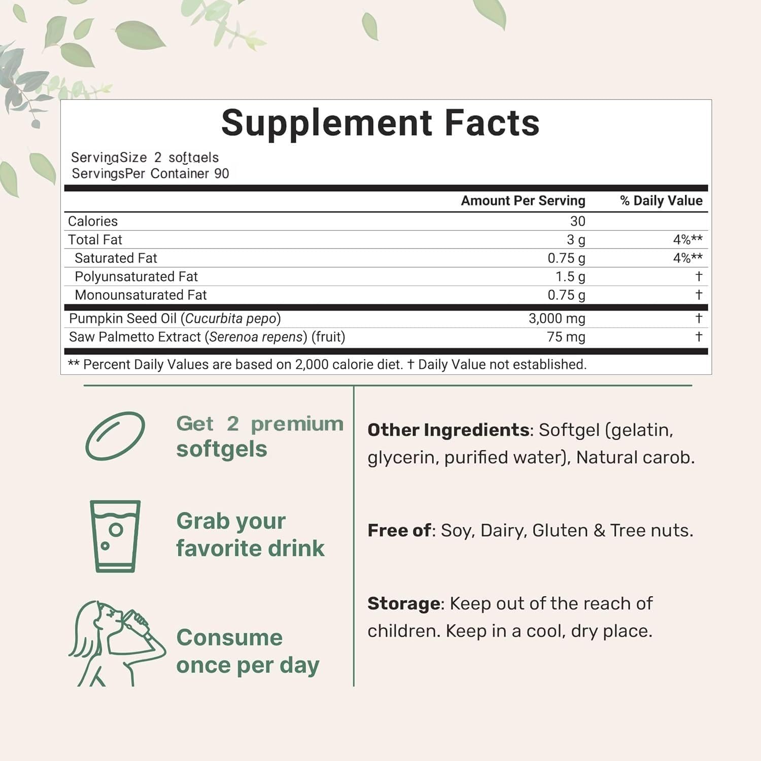 Hwaxigo supplement bottle showing 3000mg potency