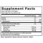 Force Factor pumpkin seed oil capsule texture and color
