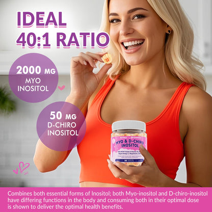 Neviss myo-inositol supplement containing zinc magnesium and methylated folate for metabolism