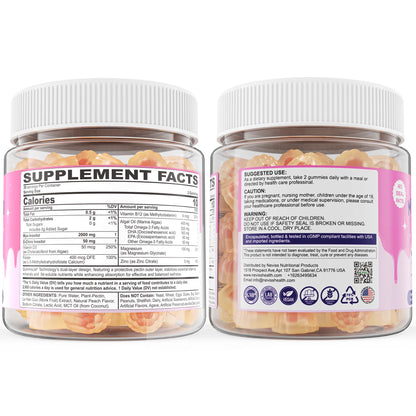 Authentic Neviss premium women supplement bottle sealing packaging and expiration date view