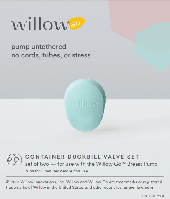 Essential replacement valves for Willow Go wearable pump