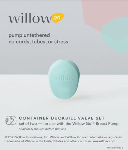 Essential replacement valves for Willow Go wearable pump