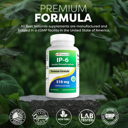 Best Naturals IP-6 dietary supplement nutrition facts