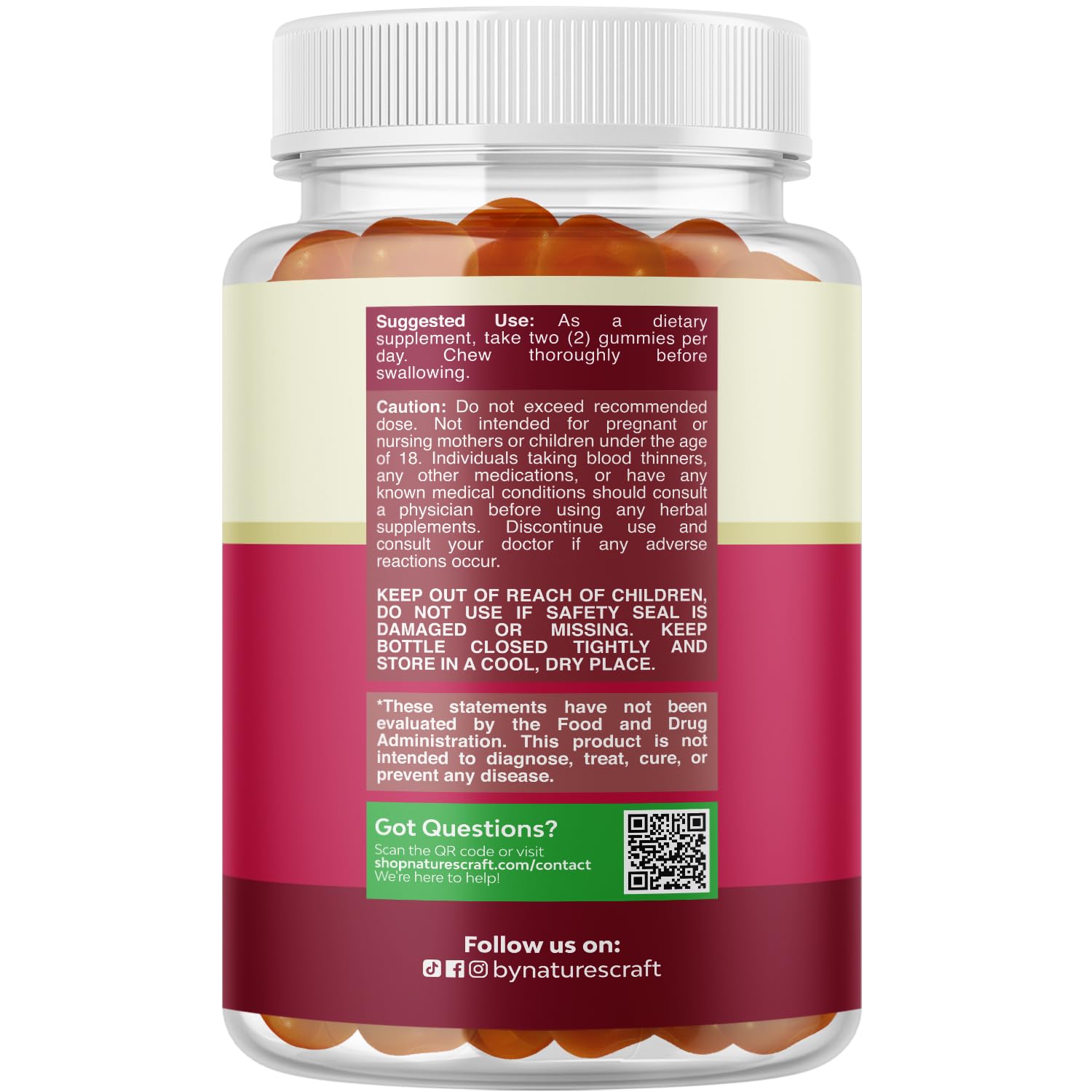 Nature's Craft Myo Inositol chewable vitamins for women trying to conceive.