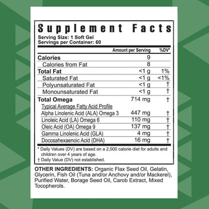 Youngevity Ultimate EFA essential fatty acid supplement packaging