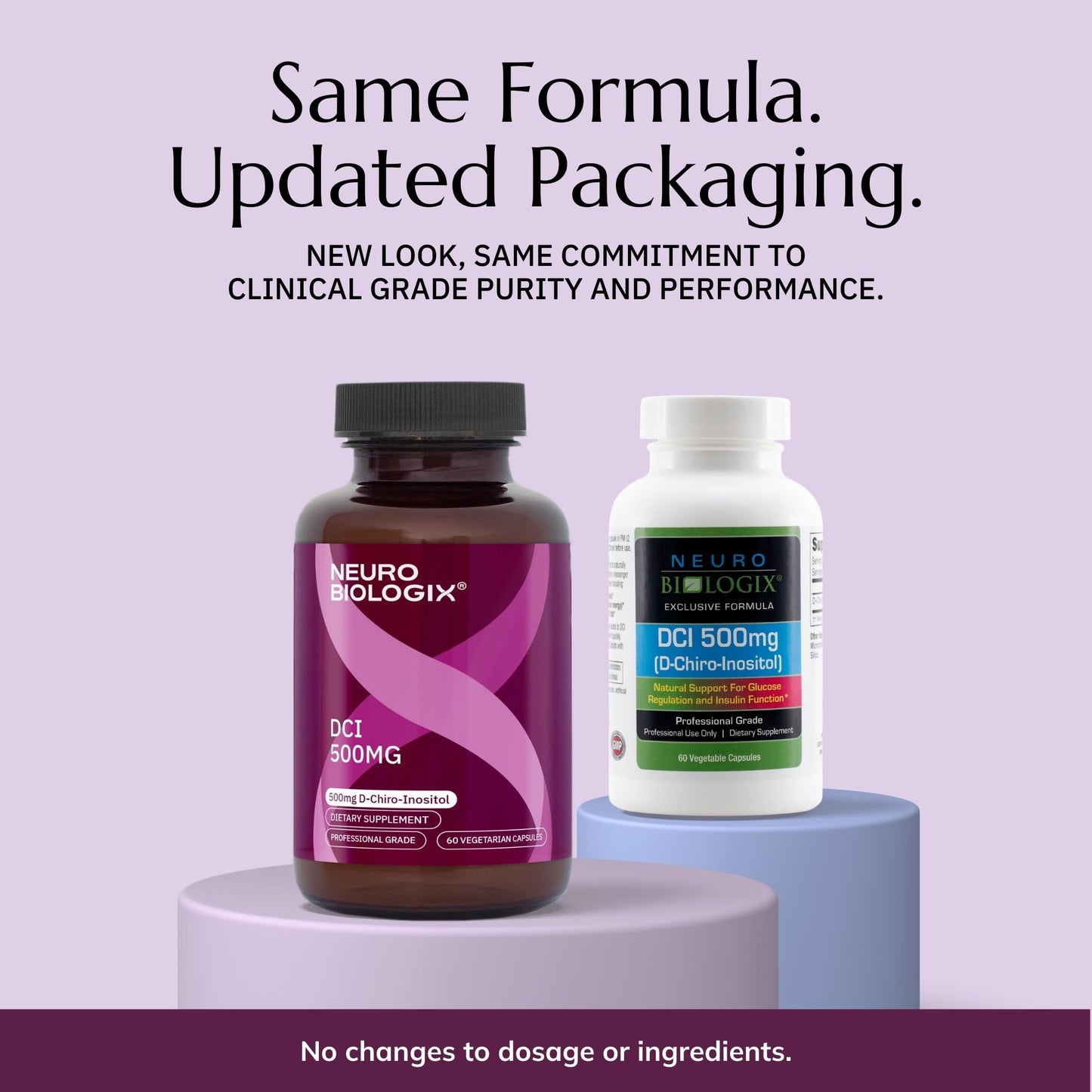 Neurobiologix D-Chiro Inositol 60 vegetable capsules label details