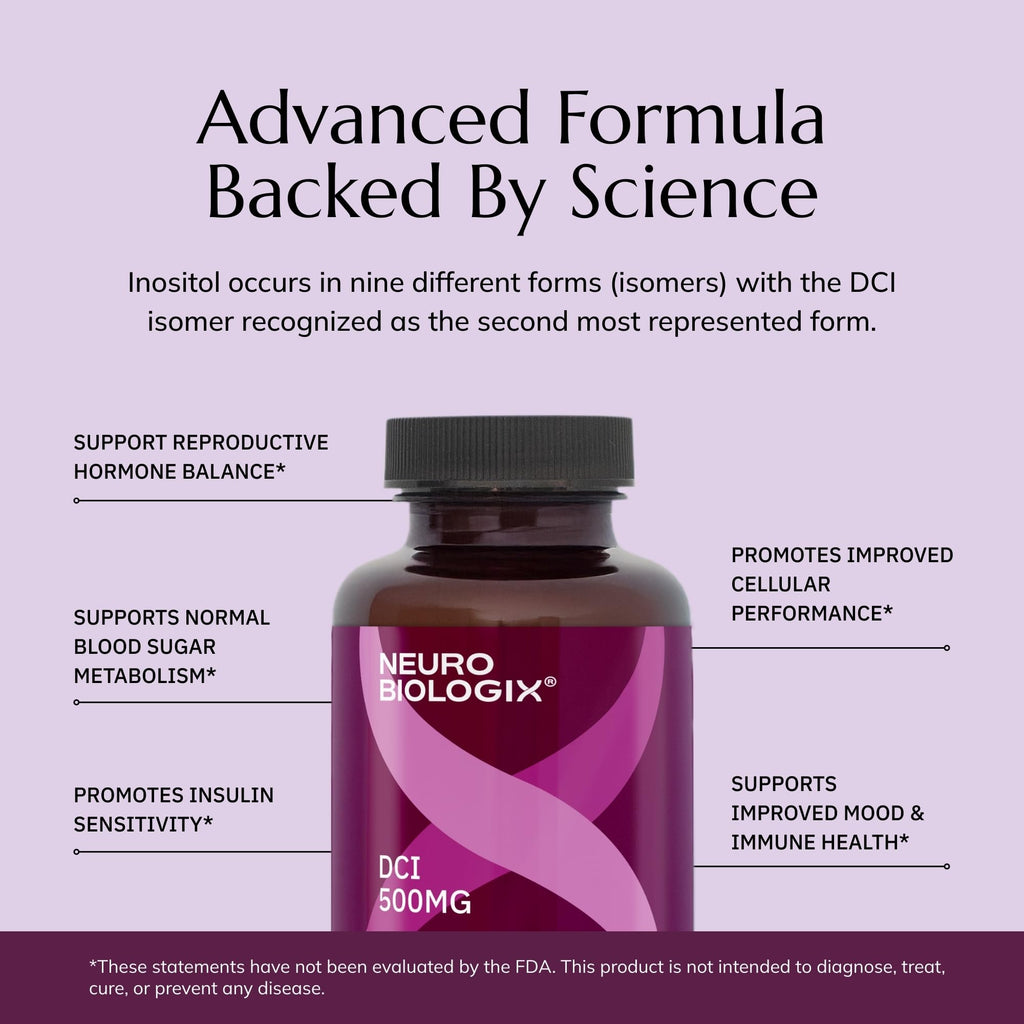 Neurobiologix DCI 500mg supplement bottle in premium packaging