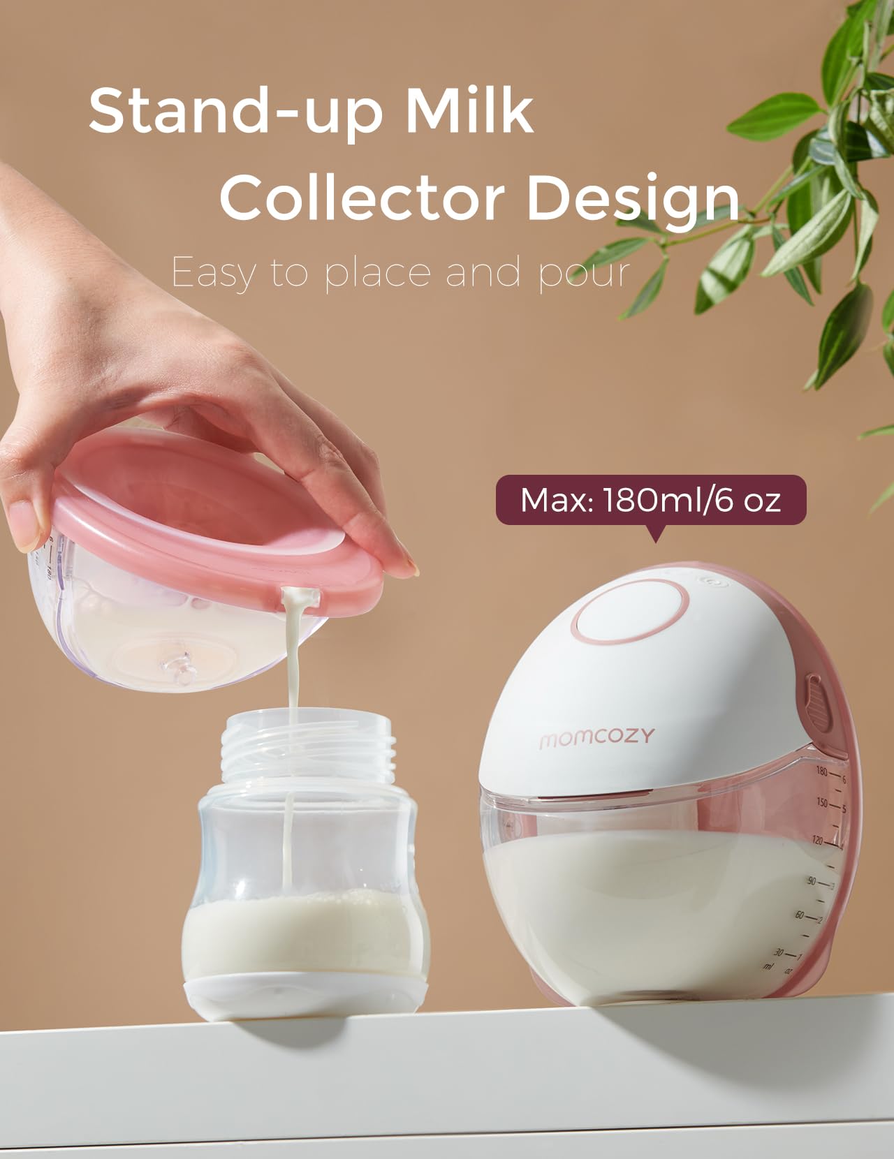 Close up of Momcozy M6 motor and suction interface