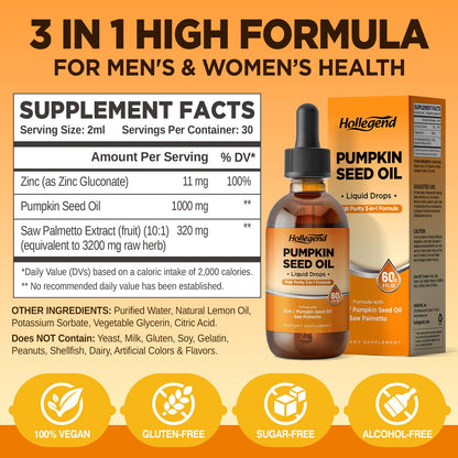 Hollegend liquid supplement ingredients label detail