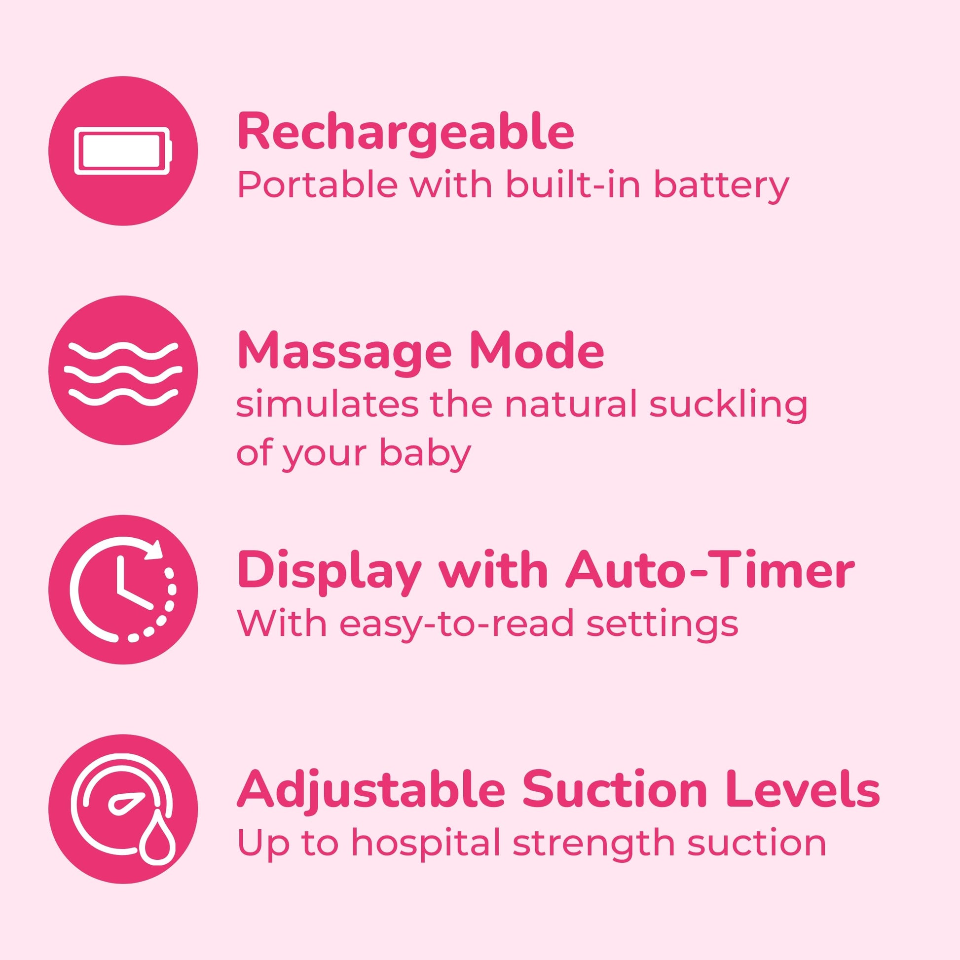 Side profile of Spectra S1 Plus electric breast pump with tubing