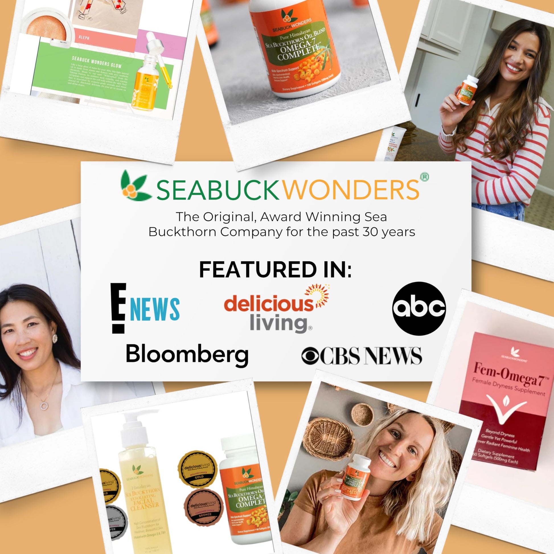 Seabuckwonders Organic Sea Buckthorn Seed Oil packaging box