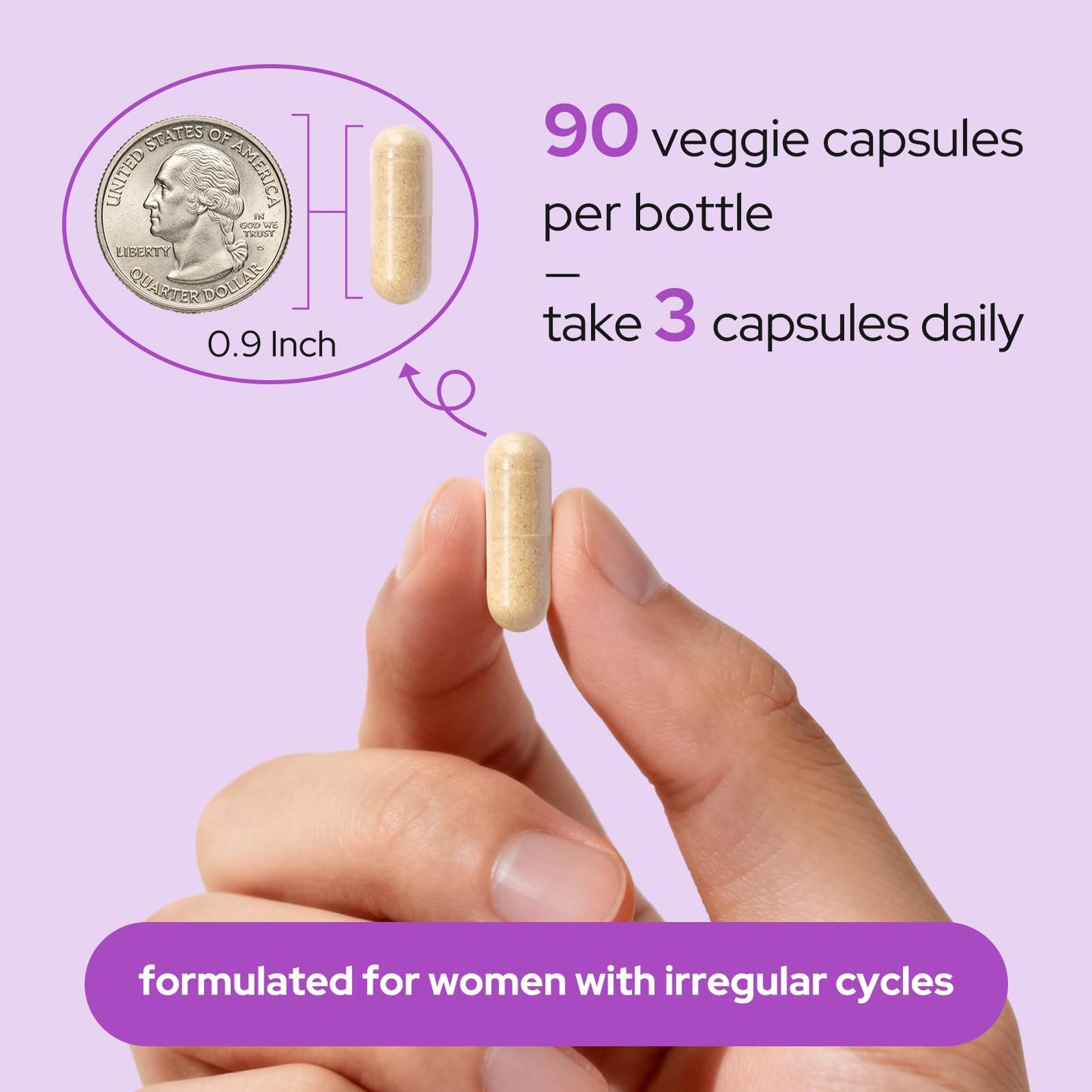 Premom ovarian function and menstrual cycle regularity supplement packaging.
