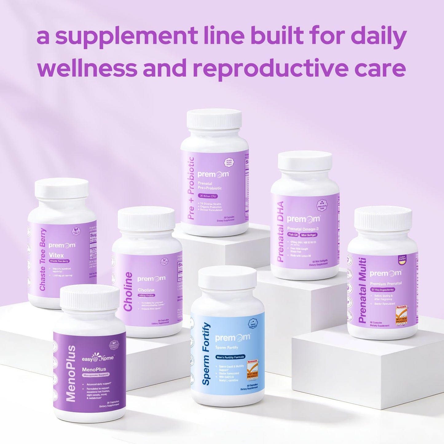 Premom non GMO gluten free authentic USA imported vegetarian capsules.