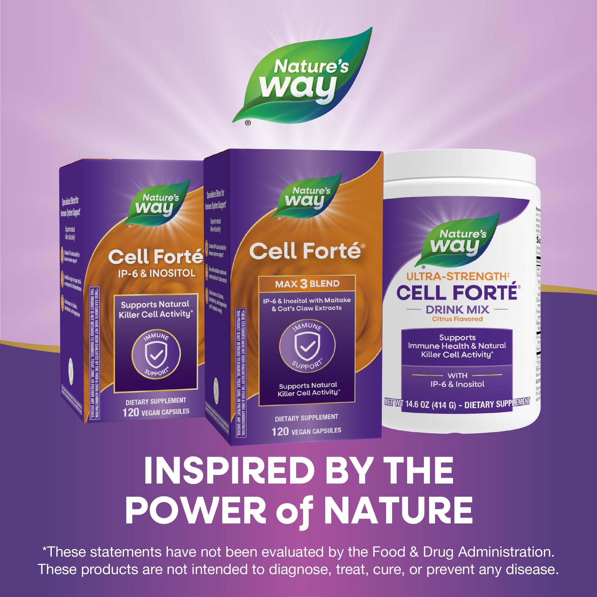 Nature's Way Cell Forte Max3 packaging and branding