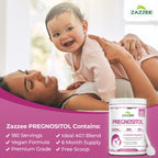 Zazzee Pregnositol nutritional facts and ingredient label