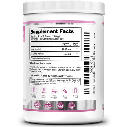 Premium Zazzee fertility support powder for daily use