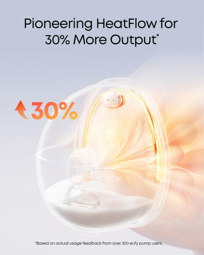 Eufy breast pump with wireless charging case accessories