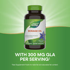 Nature's Way borage oil packaging side profile view