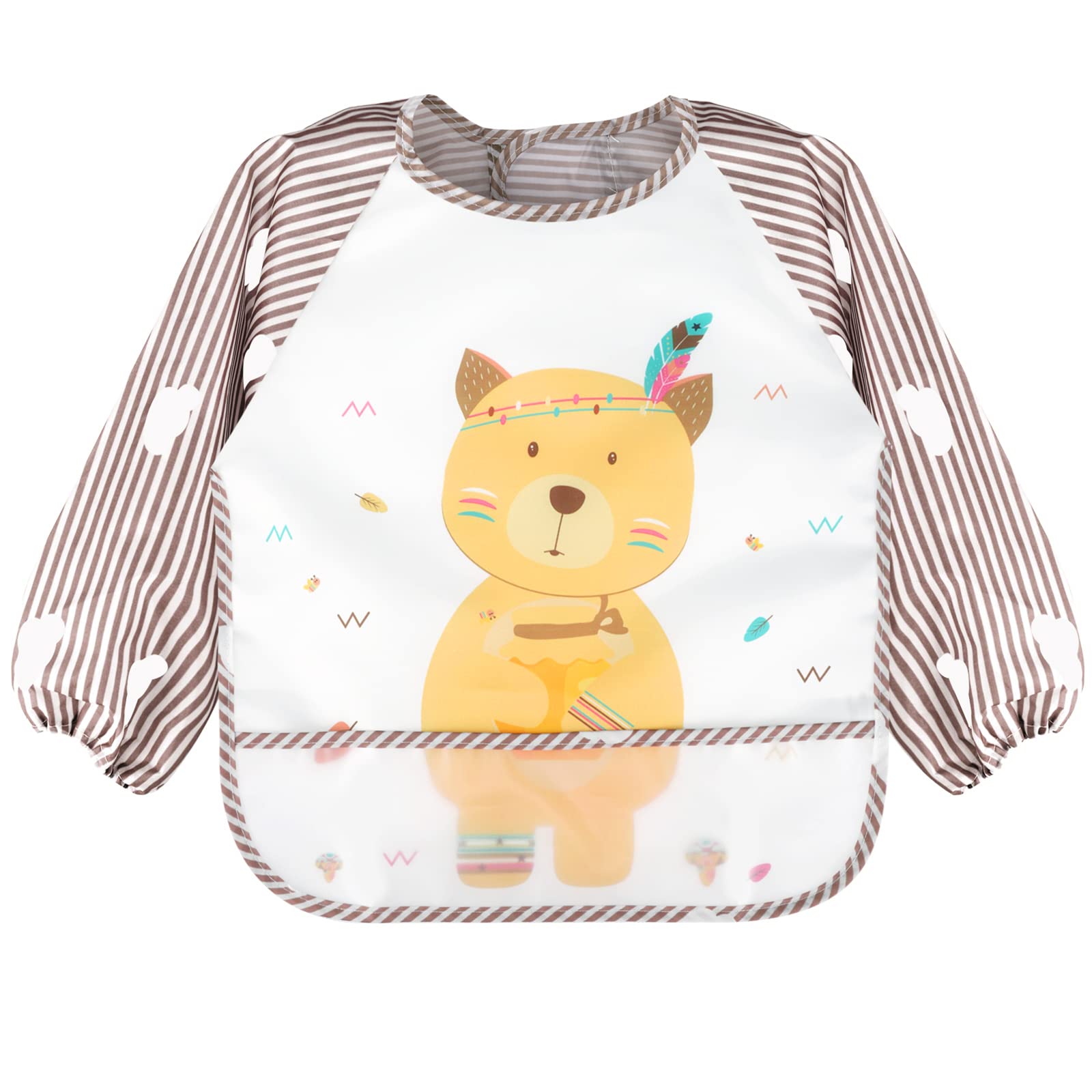 Accmor waterproof sleeved toddler smock with pocket detail