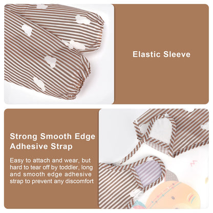 Accmor long sleeve feeding apron elastic cuff close up