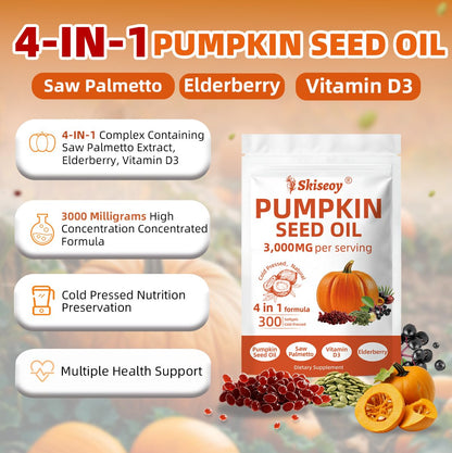 Cold-pressed softgel texture of Kitabio pumpkin seed oil