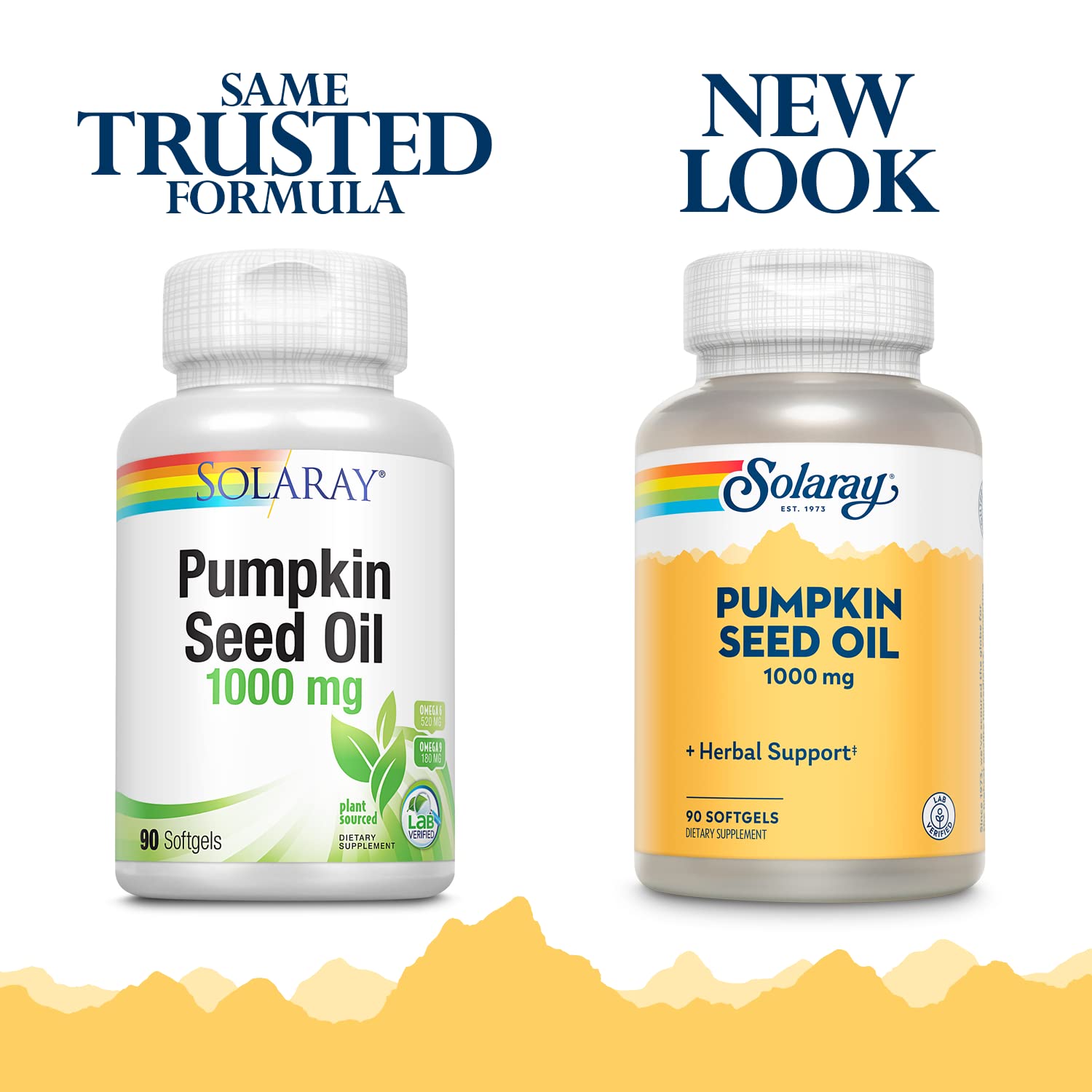 Solaray Pumpkin Seed Oil supplement label details